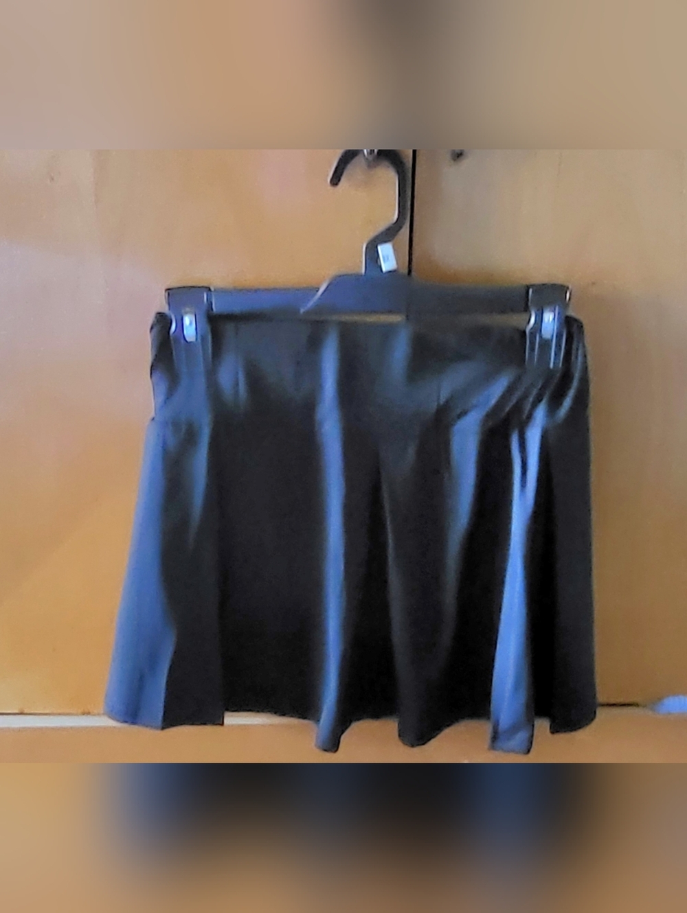 Black Pleated Skort
